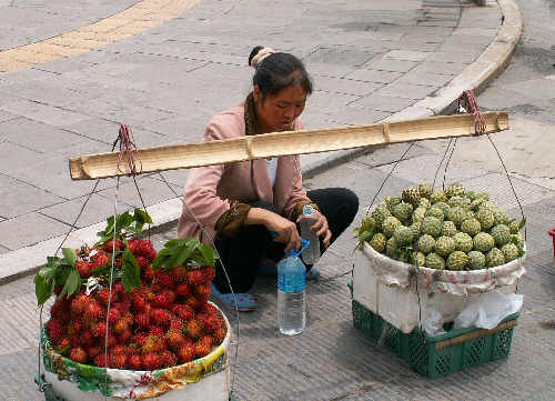 Kunming: uliczny handel