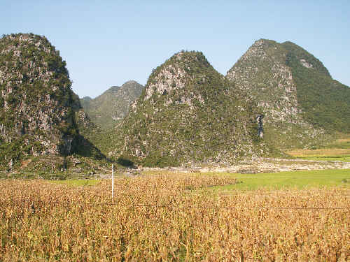 Guizhou: wapienne ostańce