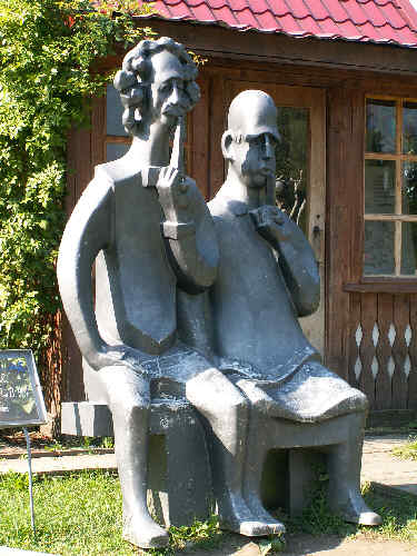 Moskwa: Park Sztuki – Bohr i Einstein