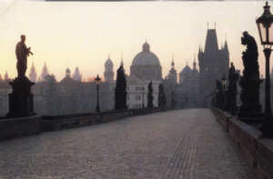 Most Karola o poranku