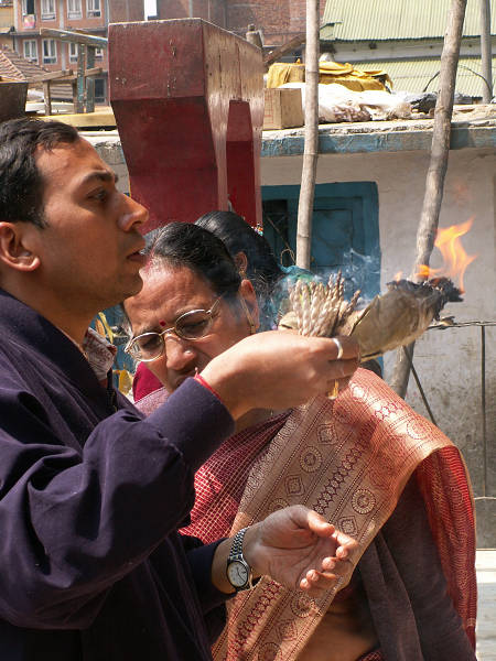 Kathmandu: składanie darów