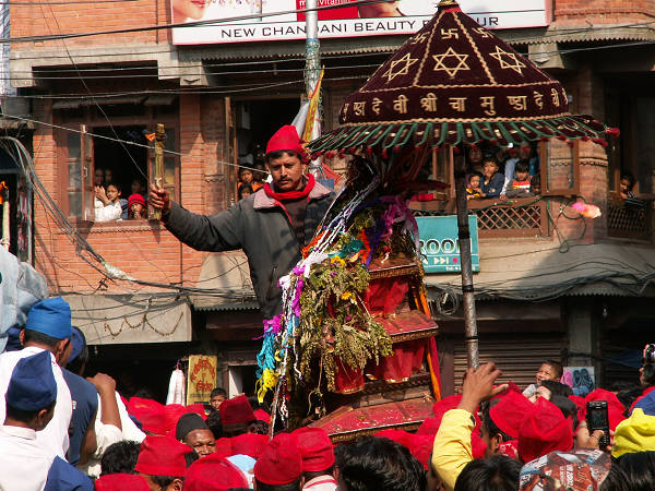 Kathmandu: święto hinduistyczne