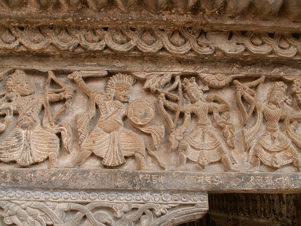 Patan: kamienny relief