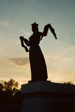 Pomnik Buriatki-śpiewaczki