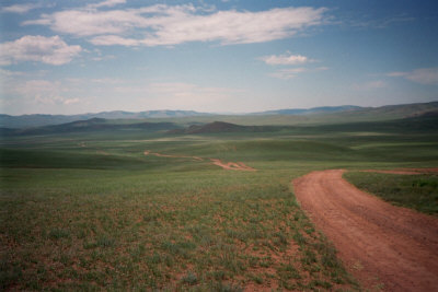 W drodze do Terchijn Cagaan Nuur