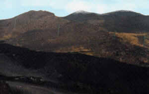 Etna: czarne pola lawy jak okiem sięgnąć