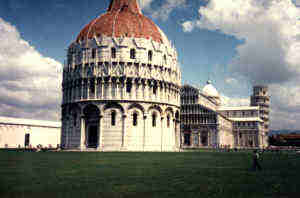 Piza: Baptysterium, Katedra i Dzwonnica